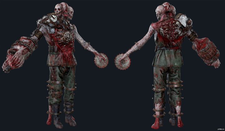 The Shadowed Throne Zombies Stadtjager 3D Model