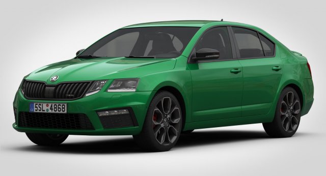 Skoda Octavia RS 2017 3D Model