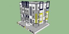 Apartment elevation 3D Model