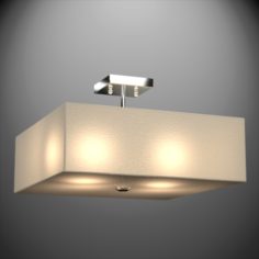 Holloway Semi Flush Mount 3D Model