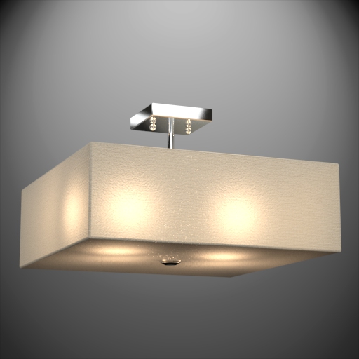 Holloway Semi Flush Mount 3D Model