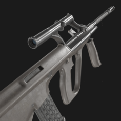 AUG A1 Assault Rifle 3D Model
