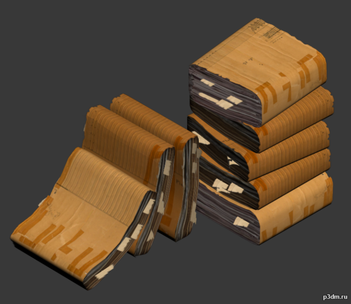 Paperstacks 3D Model