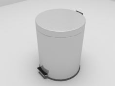 Trash canroundstep Free 3D Model