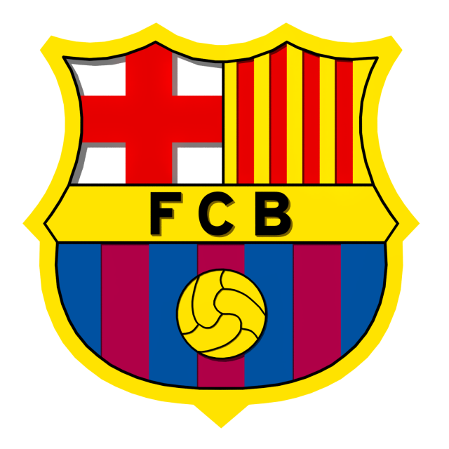 FC Barcelona Logo 3D Model