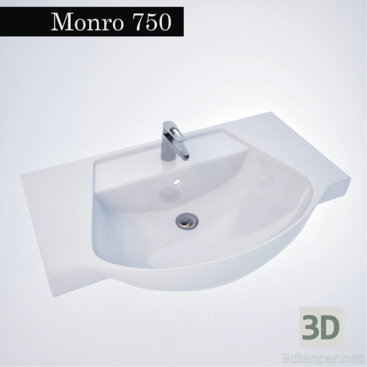 3D-Model 
Monroe Washbasin