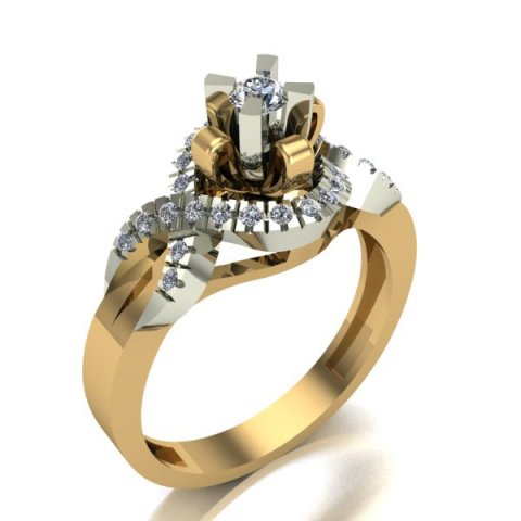 ENGAGEMENT RING 3D Model