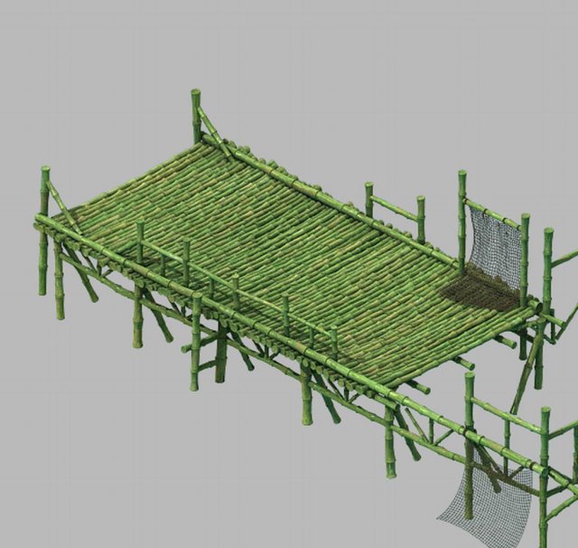 Bamboo Building – Pier 03 3D Model