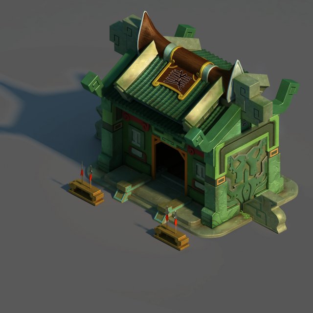 Gang Building – Junior loyalty hall 3D Model