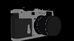 Film vintage camera Nikon S3 Yr 2000 3D Model