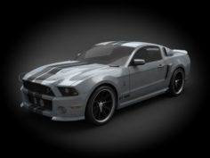 Ford Mustang Shelby GT500 2010 3D Model