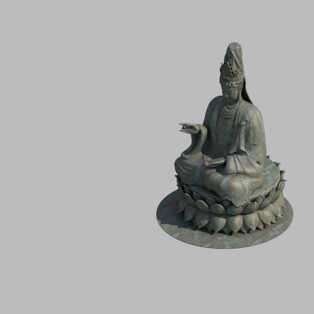 Forest – Religion – Buddha Image 03 3D Model