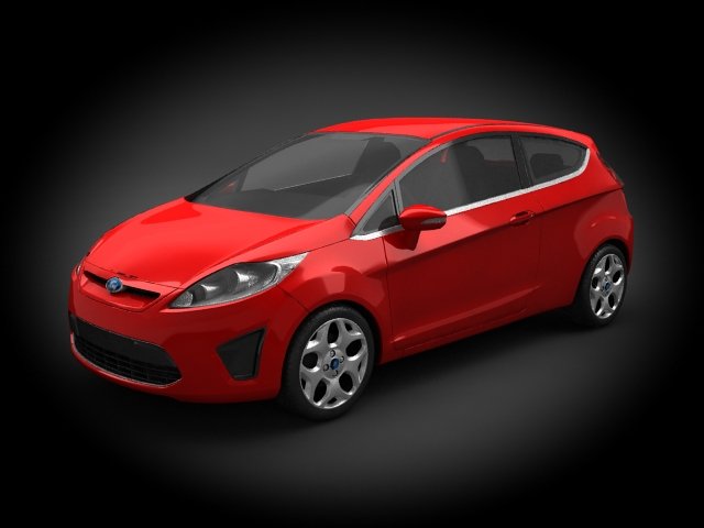 Ford Fiesta 2011 3-doors 3D Model