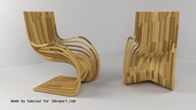 Pipo Chair 3D Model