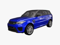 Land Rover Range Rover Sport SVR 2017 3D Model