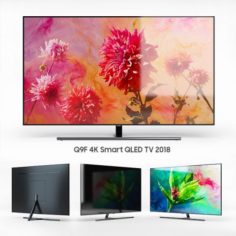 Samsung Q9F 4K Smart QLED TV 2018 – 55 65 and 75 inches 3D Model