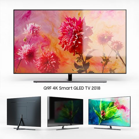 Samsung Q9F 4K Smart QLED TV 2018 – 55 65 and 75 inches Free 3D Model