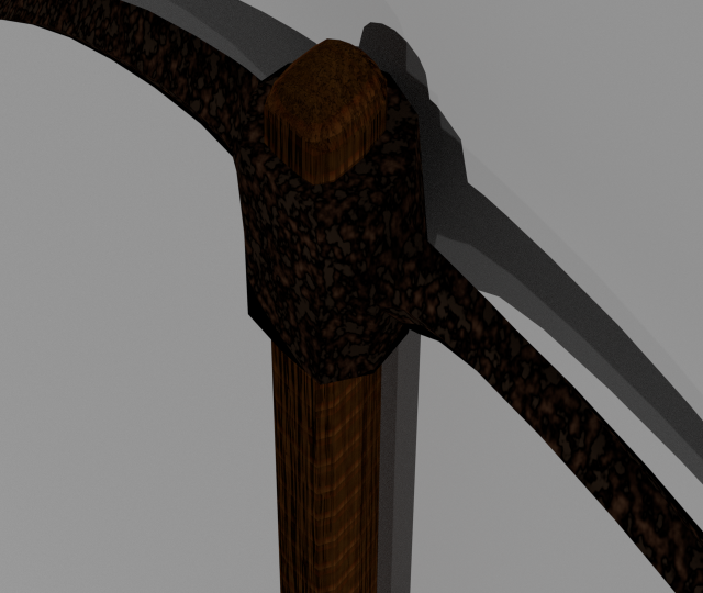 Ruined pickaxe 3D Model