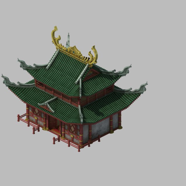 Building – Yan overlooking the house 02 3D Model