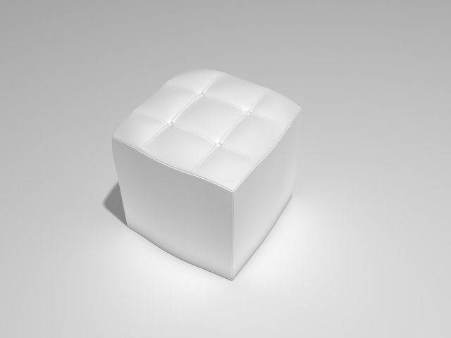 TABURETE BLANCO 3D Model