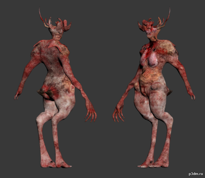 Ugly Goddess 3D Model