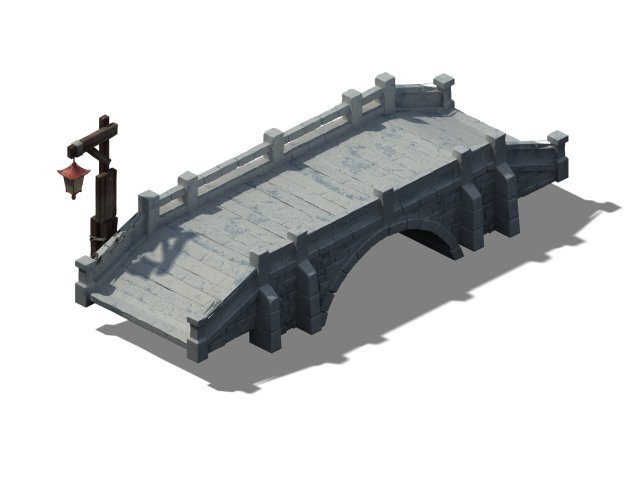 Sennard Hills – Stone Bridge 02 3D Model