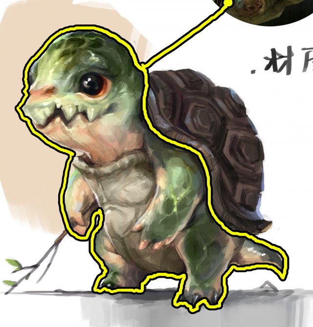 Low poly 3D Monster – Tortoise Soldier 3D Model