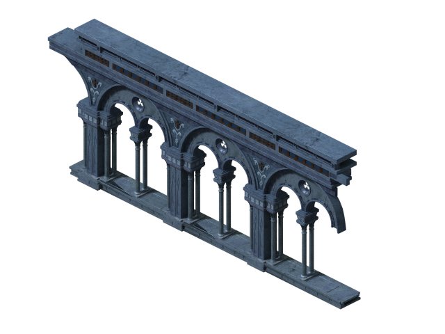 Church Hospital – Church Pillar 03 3D Model