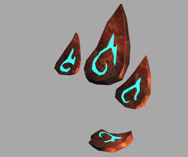 Lava Hell – Stone Leaf 24 3D Model