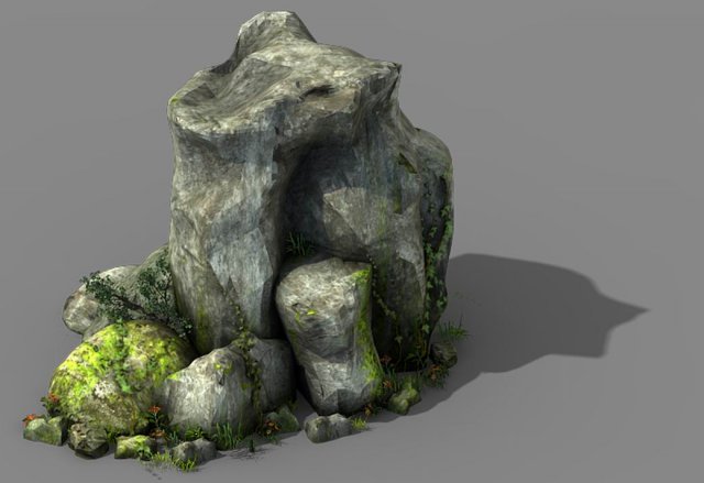 Explore the mountains – Rocks 05 3D Model