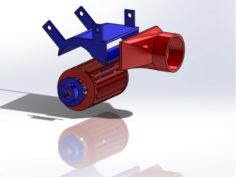 Cross Flow Turbine 200 Watt 3D Printable Files in STL 3D Model