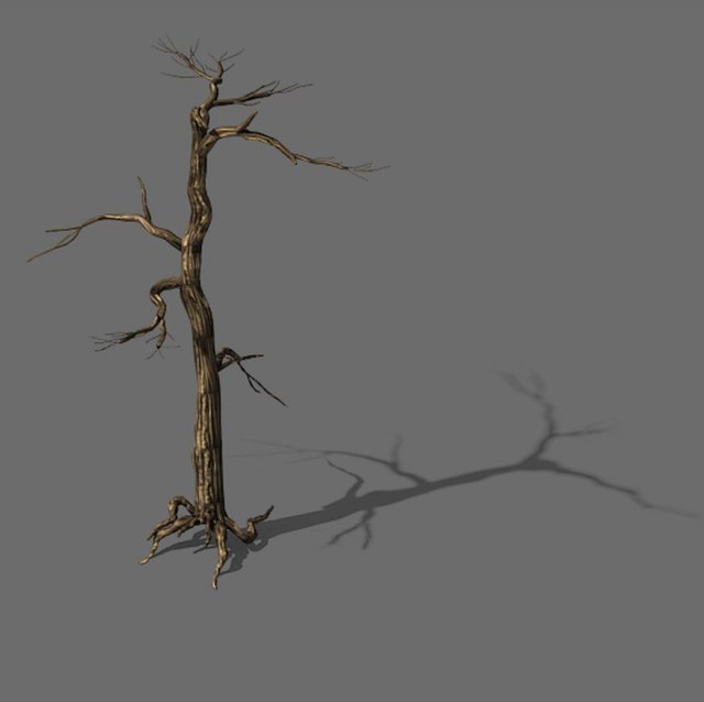 Explore the mountains – dead wood 01 3D Model