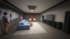 Home theater 3D Model