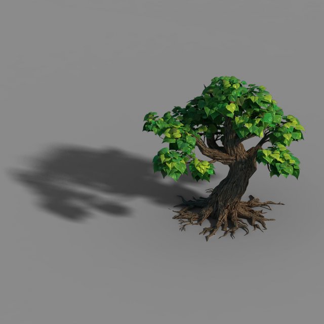 Small bamboo peak – tree 08 3D Model