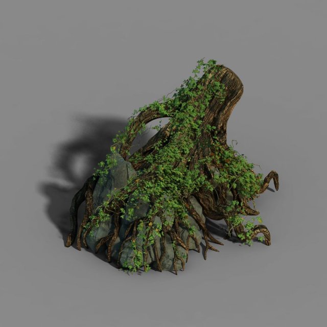 Small bamboo peak – tree 05 3D Model