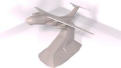 Aircraft IL-76 statuette 3D Model