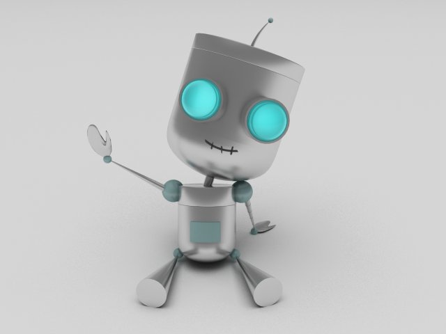 Robot humanoid 3D Model