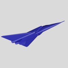 Dassault Mach 3 Fighter MD75 1 3D Model