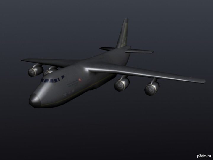 An-124 (background) 3D Model
