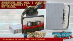 Awesome mix audio cassettes 3D Model