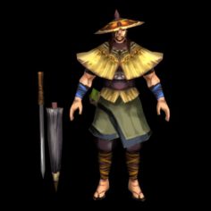 Wandering Swordsman 3D Model