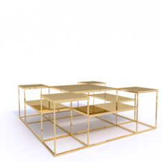 Eicholtz Coffee table Avian 3D Model