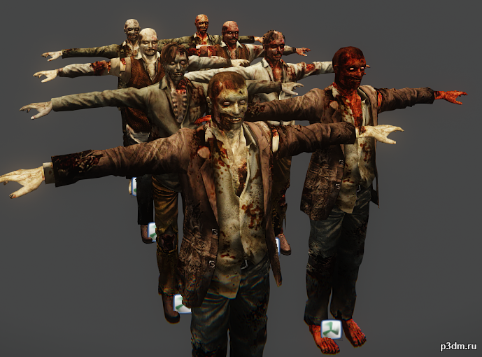 ZombiePack-RE1 3D Model