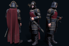Lannister officer 3D Model