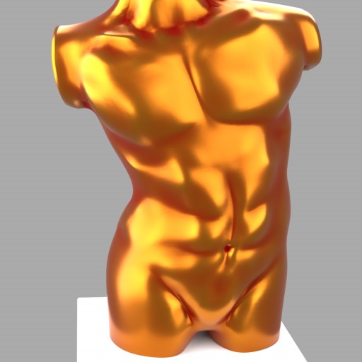 Torso statue						 Free 3D Model