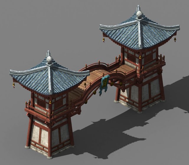 Journey to the West – gatehouse 3D Model