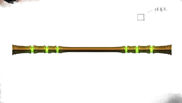 Weapon – Stick 013 3D Model