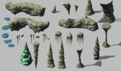 Rock – Caves – Magma 3D Model