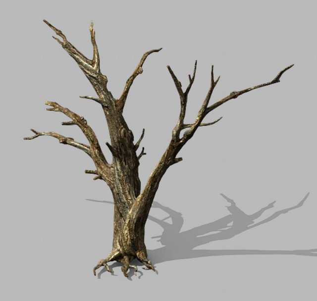 Brutal tribe – dead tree 02 3D Model