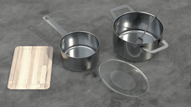 Kitchen Utensils 3D Model